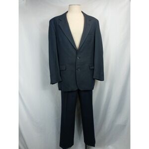 Hardwick Clothes‎ Mens 2-Piece Suit 44L 38x30 Charcoal Gray Wool Made in USA